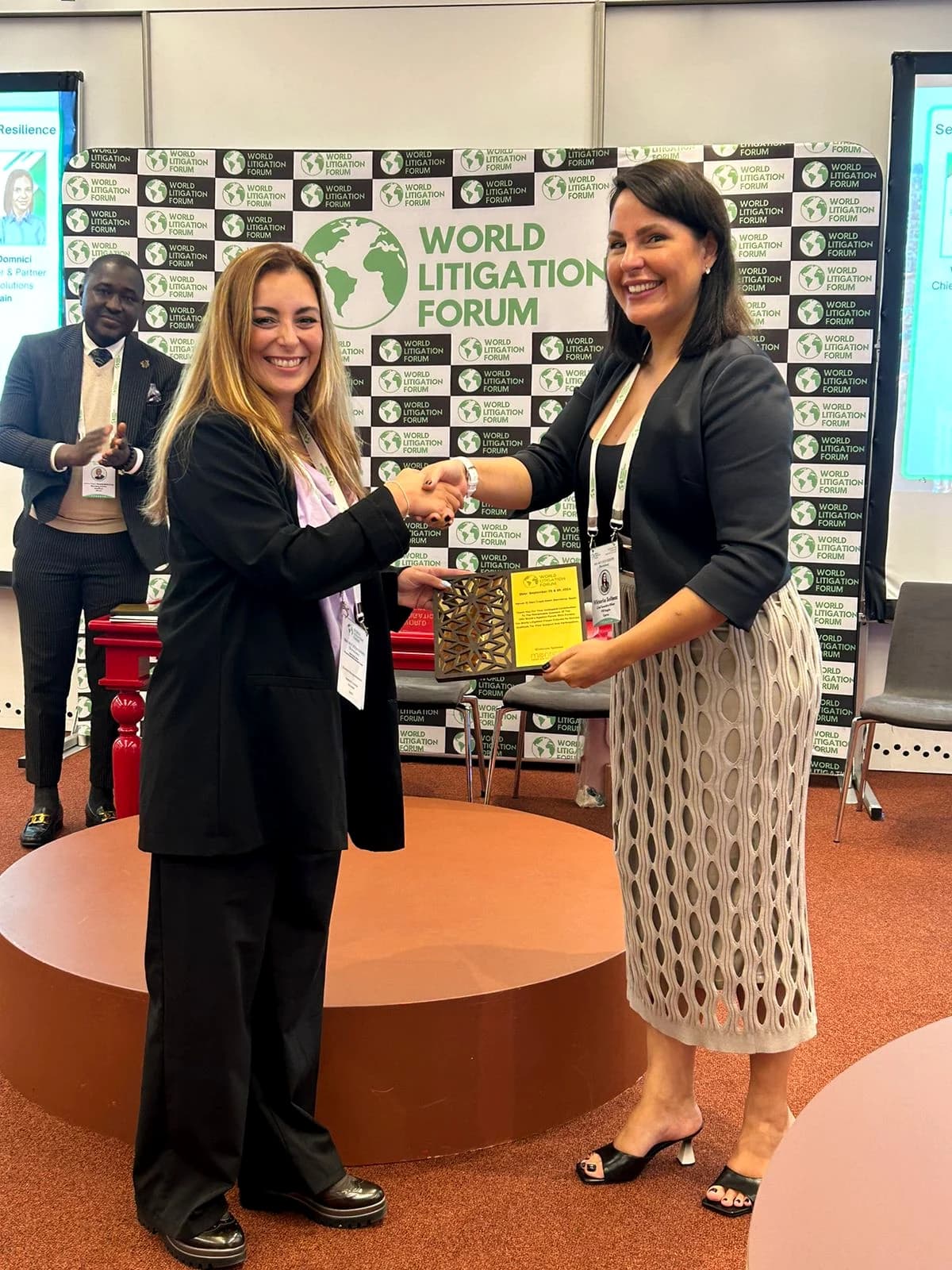 Recognition moment at WLF Europe 2024