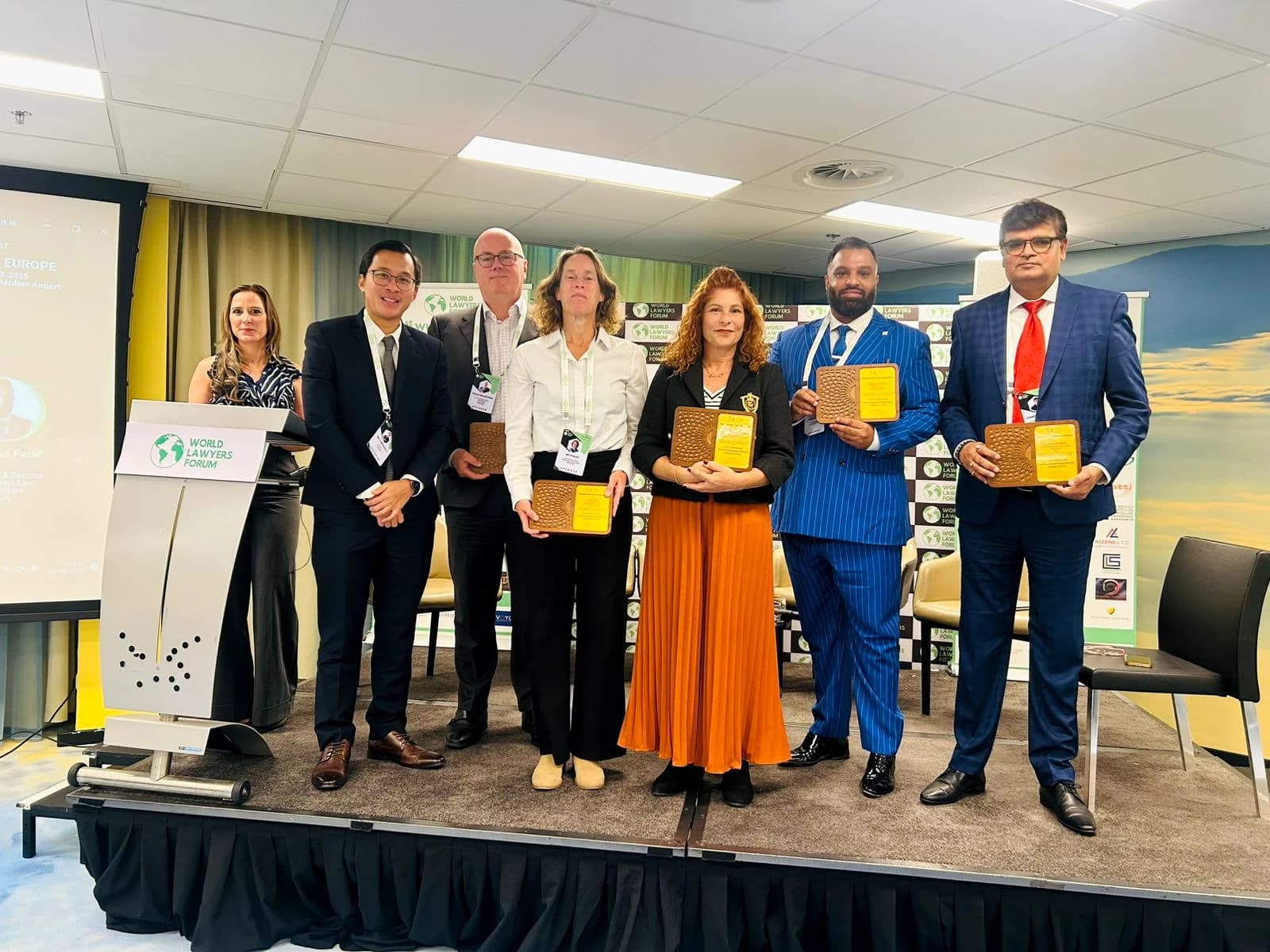 WLF Europe 2025 participants receiving awards on stage