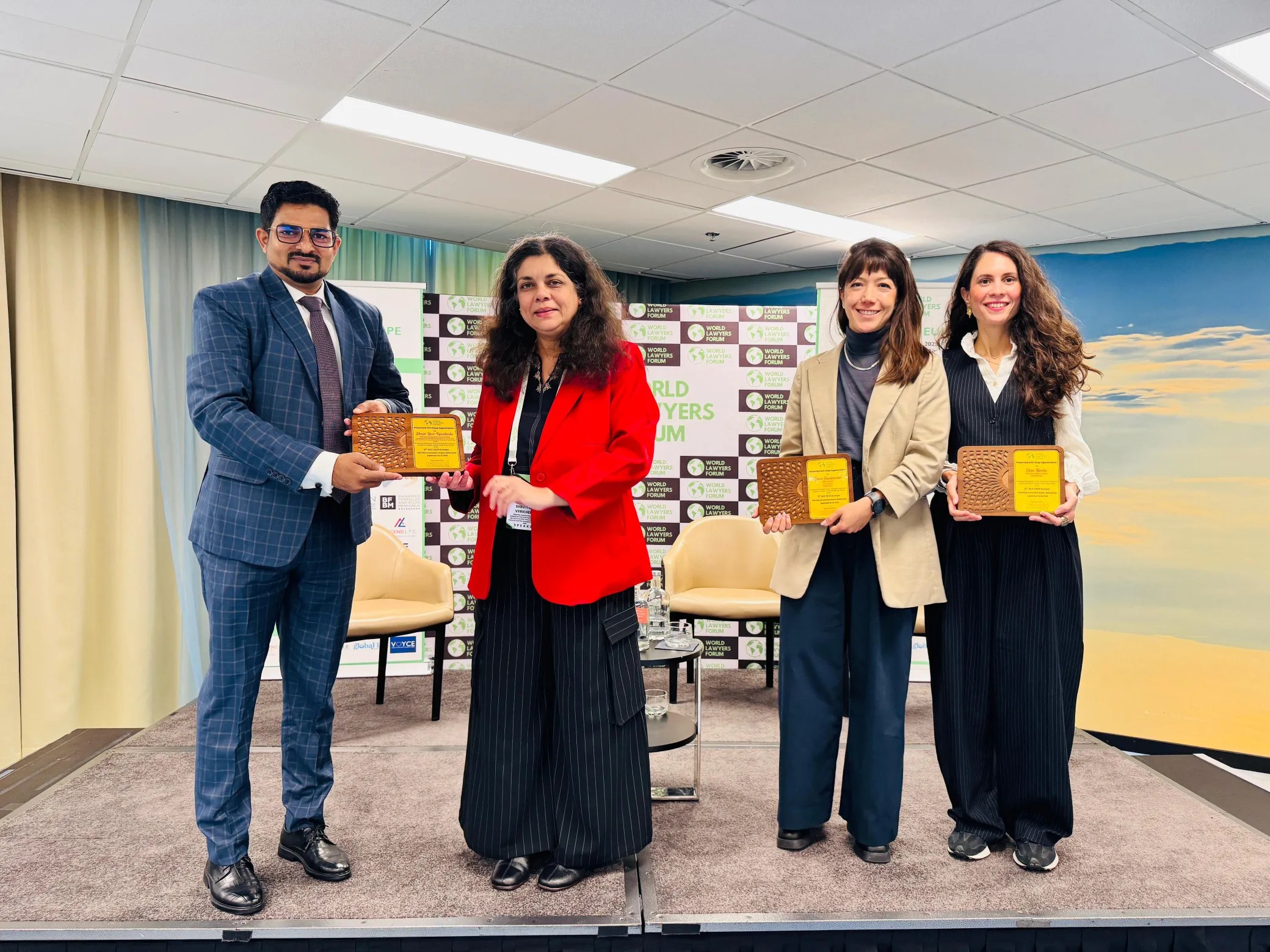 Award recipients together at WLF Europe 2025